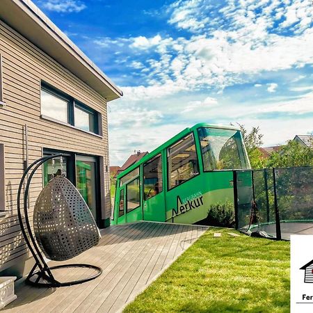 Villa Exklusives Holzhaus Mit Bergbahn - Baden-Baden Im Schwarzwald Esterno foto