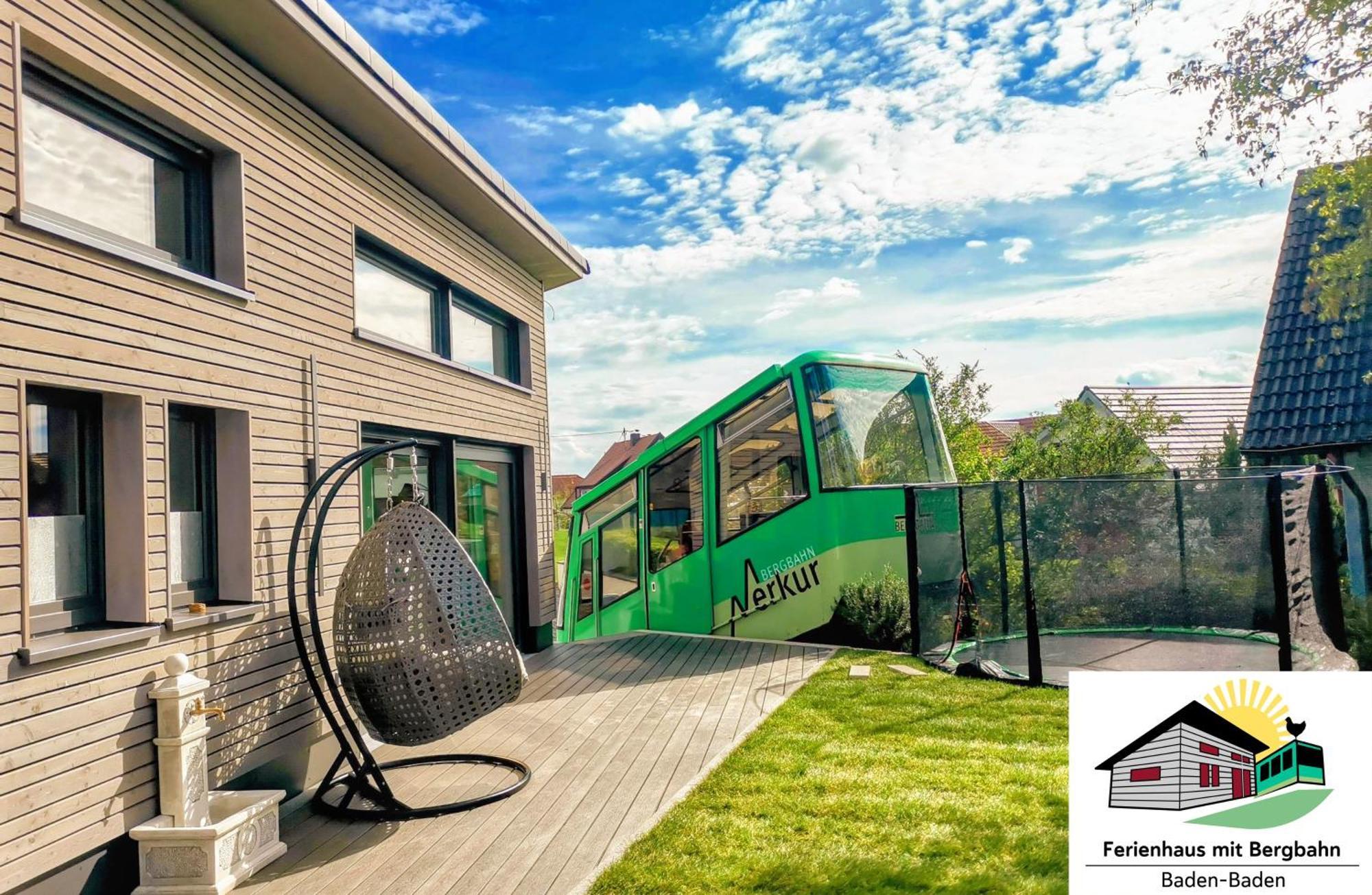 Villa Exklusives Holzhaus Mit Bergbahn - Baden-Baden Im Schwarzwald Esterno foto