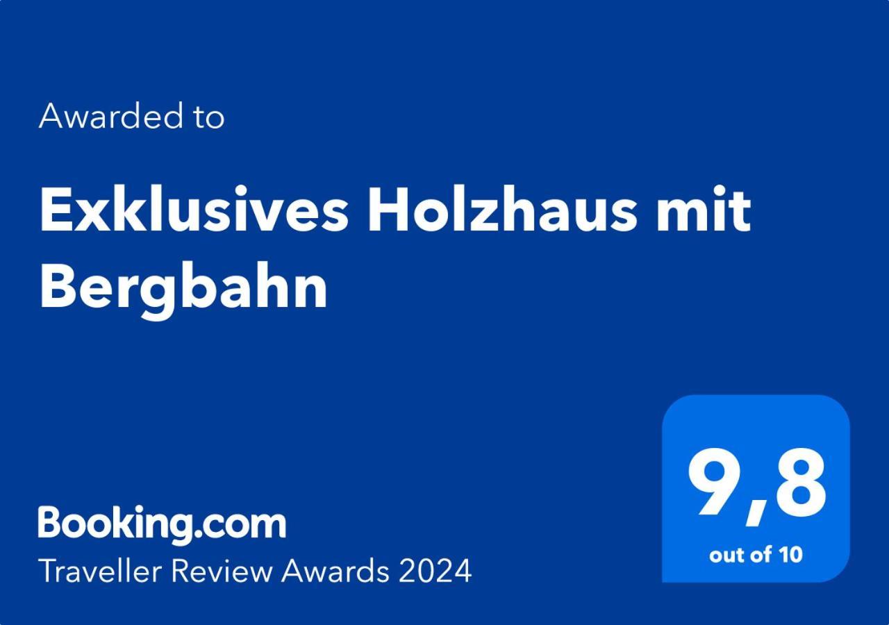 Villa Exklusives Holzhaus Mit Bergbahn - Baden-Baden Im Schwarzwald Esterno foto